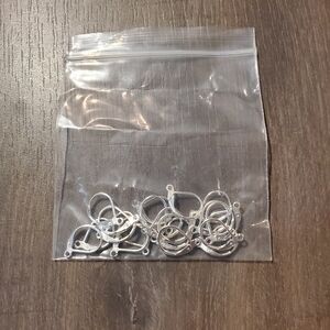 10 Pair Sterling Silver Jewelry Making  Earring Hooks